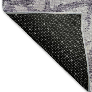 Piper Looms Mayfield Abstract AMF972 Lavender Machine Washable Area Rug Backing Image