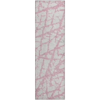 Piper Looms Mayfield Abstract AMF972 Pink Machine Washable Area Rug Runner Main Image