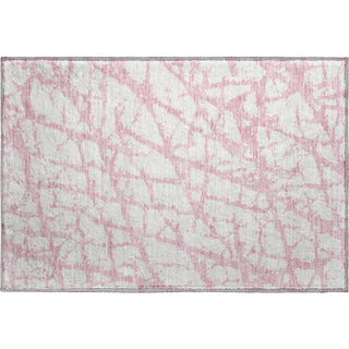 Piper Looms Mayfield Abstract AMF972 Pink Machine Washable Area Rug Scatter Main Image
