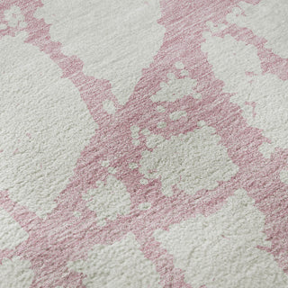 Piper Looms Mayfield Abstract AMF972 Pink Machine Washable Area Rug Swatch Image