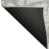 Piper Looms Mayfield Abstract AMF972 Silver Machine Washable Area Rug Backing Image