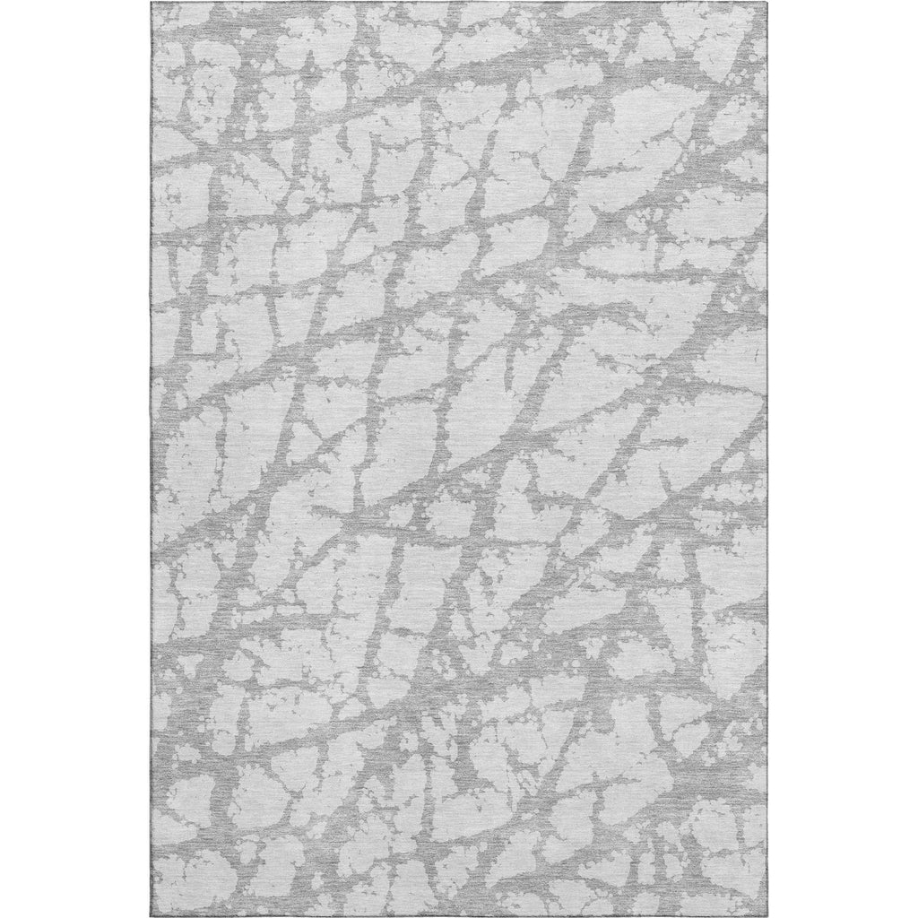Piper Looms Mayfield Abstract AMF972 Silver Machine Washable Area Rug main image