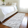 Piper Looms Mayfield Abstract AMF972 Silver Machine Washable Area Rug Runner Lifestyle Image Feature