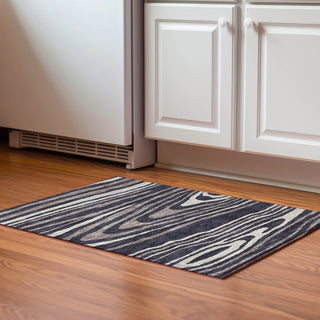 Piper Looms Mayfield Nature AMF974 Black Machine Washable Area Rug Scatter Lifestyle Image Feature