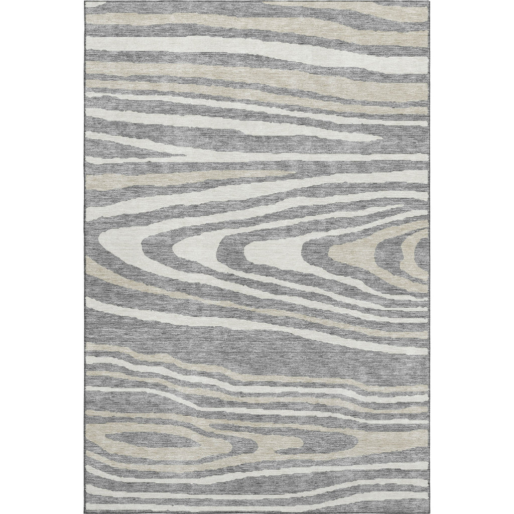 Piper Looms Mayfield Nature AMF974 Gray Machine Washable Area Rug main image
