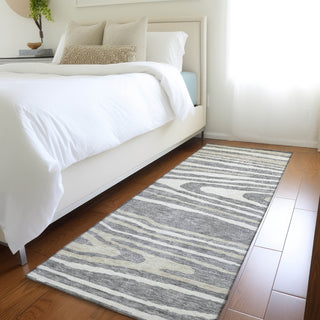 Piper Looms Mayfield Nature AMF974 Gray Machine Washable Area Rug Runner Lifestyle Image Feature