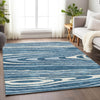 Piper Looms Mayfield Nature AMF974 Navy Machine Washable Area Rug Lifestyle Image Feature