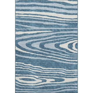 Piper Looms Mayfield Nature AMF974 Navy Machine Washable Area Rug main image
