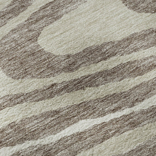 Piper Looms Mayfield Nature AMF974 Taupe Machine Washable Area Rug Swatch Image