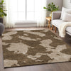 Piper Looms Mayfield Abstract AMF975 Brown Machine Washable Area Rug Lifestyle Image Feature