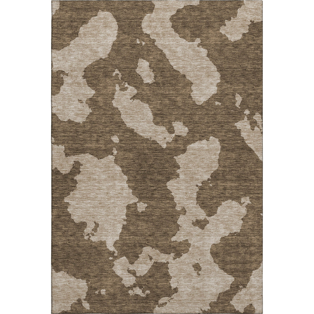 Piper Looms Mayfield Abstract AMF975 Brown Machine Washable Area Rug main image