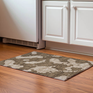 Piper Looms Mayfield Abstract AMF975 Brown Machine Washable Area Rug Scatter Lifestyle Image Feature