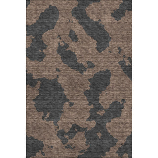 Piper Looms Mayfield Abstract AMF975 Chocolate Machine Washable Area Rug main image