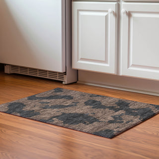 Piper Looms Mayfield Abstract AMF975 Chocolate Machine Washable Area Rug Scatter Lifestyle Image Feature