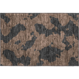 Piper Looms Mayfield Abstract AMF975 Chocolate Machine Washable Area Rug Scatter Main Image