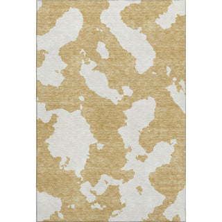 Piper Looms Mayfield Abstract AMF975 Gold Machine Washable Area Rug main image