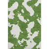 Piper Looms Mayfield Abstract AMF975 Green Machine Washable Area Rug main image