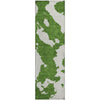 Piper Looms Mayfield Abstract AMF975 Green Machine Washable Area Rug Runner Main Image