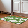 Piper Looms Mayfield Abstract AMF975 Green Machine Washable Area Rug Scatter Lifestyle Image Feature
