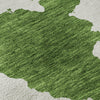 Piper Looms Mayfield Abstract AMF975 Green Machine Washable Area Rug Swatch Image