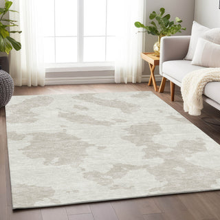 Piper Looms Mayfield Abstract AMF975 Ivory Machine Washable Area Rug Lifestyle Image Feature