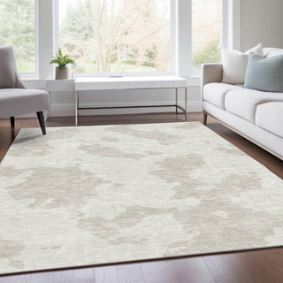 Piper Looms Mayfield Abstract AMF975 Ivory Machine Washable Area Rug Lifestyle Image Feature
