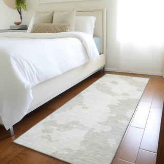 Piper Looms Mayfield Abstract AMF975 Ivory Machine Washable Area Rug Runner Lifestyle Image Feature