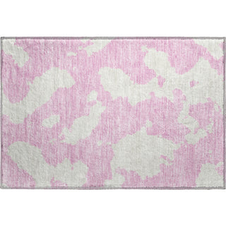 Piper Looms Mayfield Abstract AMF975 Pink Machine Washable Area Rug Scatter Main Image