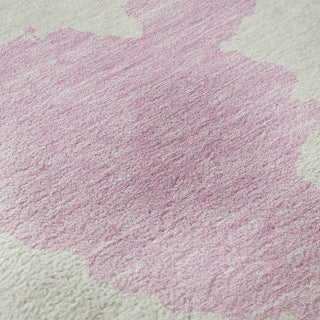 Piper Looms Mayfield Abstract AMF975 Pink Machine Washable Area Rug Swatch Image