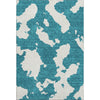 Piper Looms Mayfield Abstract AMF975 Teal Machine Washable Area Rug main image