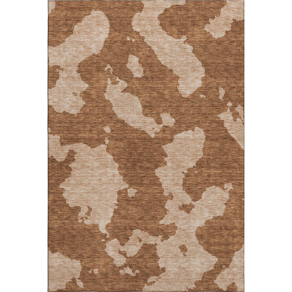 Piper Looms Mayfield Abstract AMF975 Terracotta Machine Washable Area Rug main image