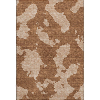 Piper Looms Mayfield Abstract AMF975 Terracotta Machine Washable Area Rug main image