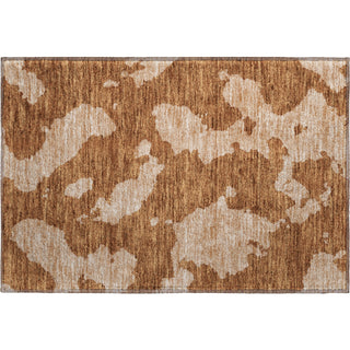 Piper Looms Mayfield Abstract AMF975 Terracotta Machine Washable Area Rug Scatter Main Image