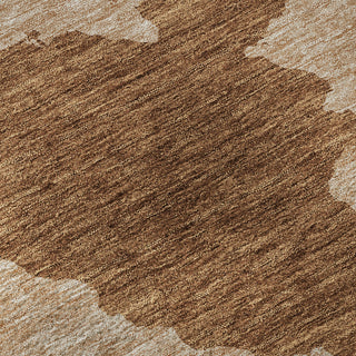 Piper Looms Mayfield Abstract AMF975 Terracotta Machine Washable Area Rug Swatch Image