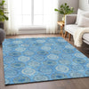 Piper Looms Mayfield Modern AMF976 Denim Machine Washable Area Rug Lifestyle Image Feature