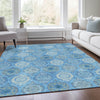 Piper Looms Mayfield Modern AMF976 Denim Machine Washable Area Rug Lifestyle Image Feature