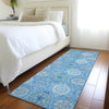 Piper Looms Mayfield Modern AMF976 Denim Machine Washable Area Rug Runner Lifestyle Image Feature