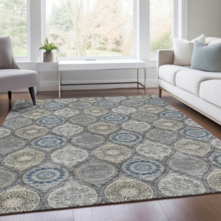 Piper Looms Mayfield Modern AMF976 Gray Machine Washable Area Rug Lifestyle Image Feature