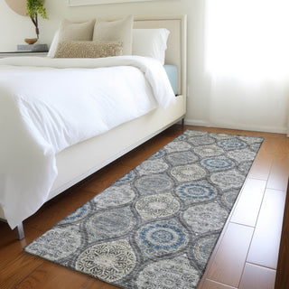 Piper Looms Mayfield Modern AMF976 Gray Machine Washable Area Rug Runner Lifestyle Image Feature