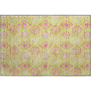 Piper Looms Mayfield Modern AMF976 Lime Machine Washable Area Rug Scatter Main Image