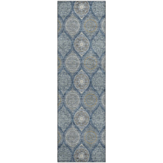 Piper Looms Mayfield Modern AMF976 Navy Machine Washable Area Rug Runner Main Image