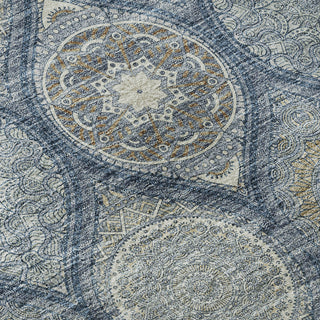Piper Looms Mayfield Modern AMF976 Navy Machine Washable Area Rug Swatch Image