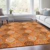Piper Looms Mayfield Modern AMF976 Orange Machine Washable Area Rug Lifestyle Image Feature