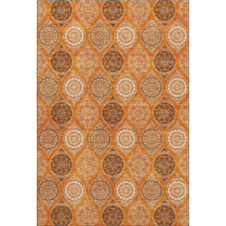 Piper Looms Mayfield Modern AMF976 Orange Machine Washable Area Rug main image