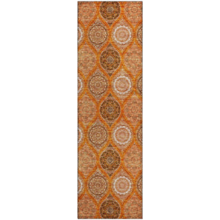 Piper Looms Mayfield Modern AMF976 Orange Machine Washable Area Rug Runner Main Image