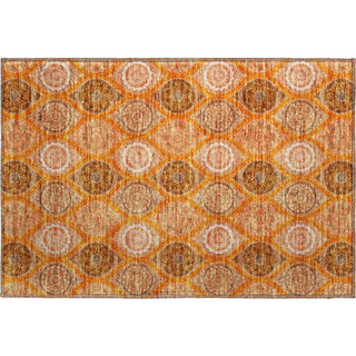 Piper Looms Mayfield Modern AMF976 Orange Machine Washable Area Rug Scatter Main Image