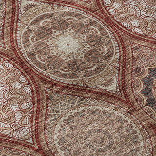 Piper Looms Mayfield Modern AMF976 Paprika Machine Washable Area Rug Swatch Image