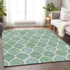 Piper Looms Mayfield Modern AMF976 Sage Machine Washable Area Rug Lifestyle Image Feature