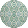 Piper Looms Mayfield Modern AMF976 Sage Machine Washable Area Rug Round Main Image