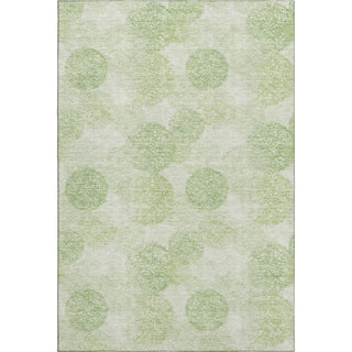 Piper Looms Mayfield Circles AMF977 Aloe Machine Washable Area Rug main image